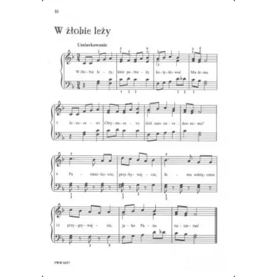 Kol�dy w naj�atwiejszym uk�adzie na fortepian