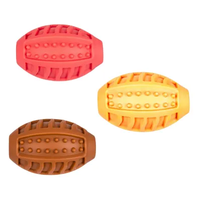 Tullo Pi�ka rugby z kolcami piszcz�ca 10cm
