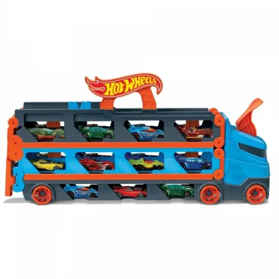 Hot Wheels. City Wy�cigowy transporter 2w1 GVG37 Mattel