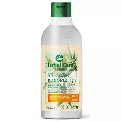 Farmona Roz�wietlaj�cy p�yn micelarny Konopie z witamin� C 400 ml