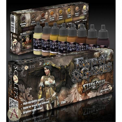 Scale 75 Steam and Punk Paint Set