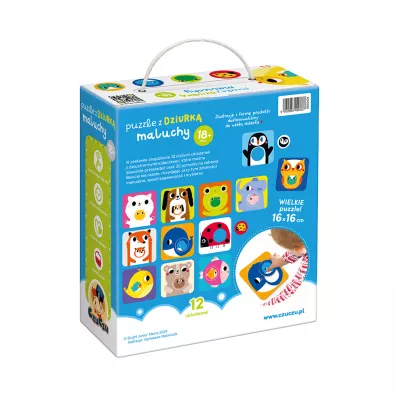 Puzzle z dziurk Maluchy Bright Junior Media