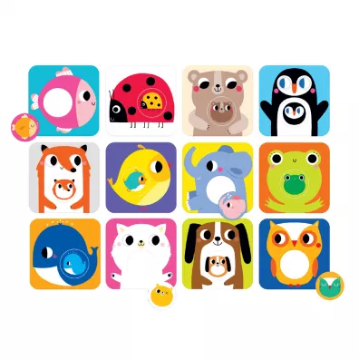 Puzzle z dziurk Maluchy Bright Junior Media