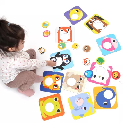 Puzzle z dziurk Maluchy Bright Junior Media