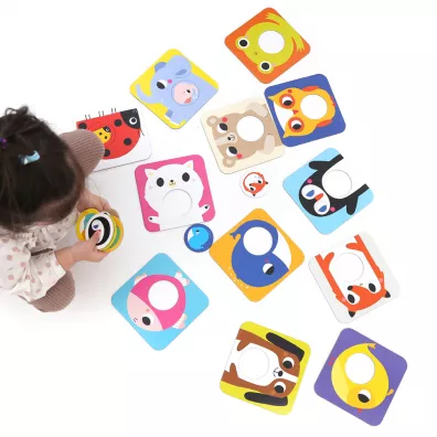 Puzzle z dziurk Maluchy Bright Junior Media