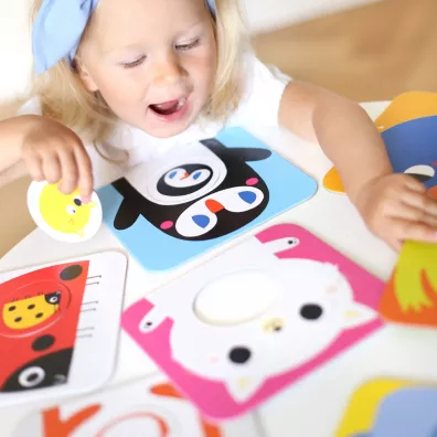 Puzzle z dziurk Maluchy Bright Junior Media