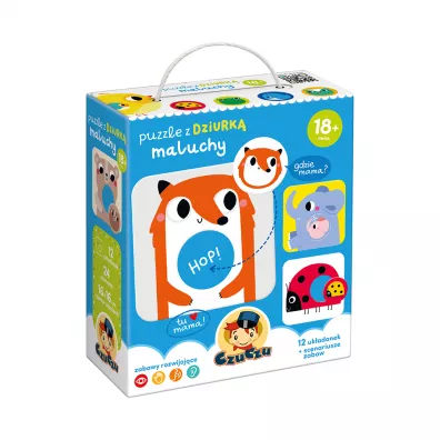 Puzzle z dziurk Maluchy Bright Junior Media