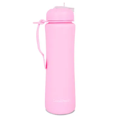Coolpack Pastel Bidon silikonowy Pump Powder Pink 600ml