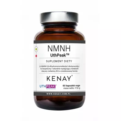 Kenay NMNH UthPeak β-dihydromononukleotyd nikotynamidu Suplement diety 60 kaps.