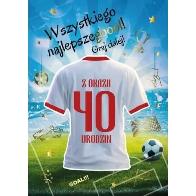 Armin Style KARNET URODZINY 40 B6 Z KOP AS GM-1342 FOL