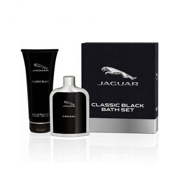 Jaguar Classic Black zestaw dla mczyzn woda toaletowa spray + el pod prysznic 100 ml + 200 ml