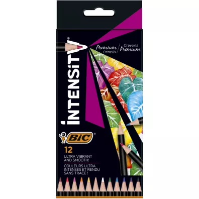 Bic Kredki o��wkowe Intensity Premium w pude�ku 12 szt.