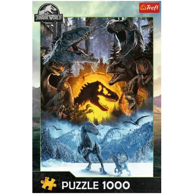 Puzzle 1000 el. W �wiecie Parku Jurajskiego Trefl