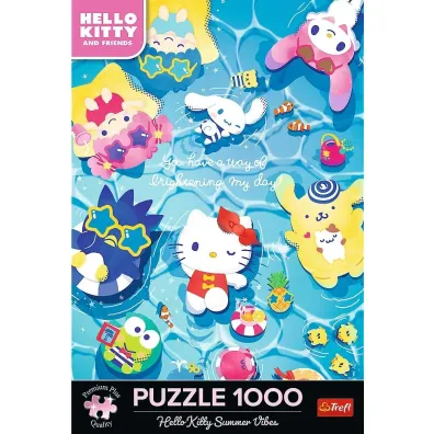 Puzzle 1000 el. Hello Kitty Letni relaks Trefl