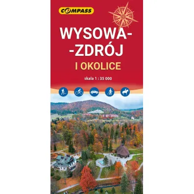 Wysowa-Zdr�j i okolice. Mapa turystyczna w skali 1: 35 000