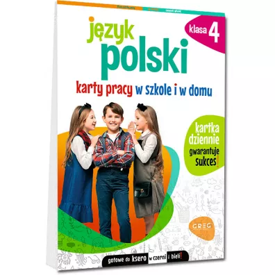 Jzyk polski. Karty pracy w szkole i w domu. Klasa 4