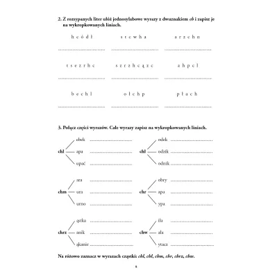 �wiczenia w terapii dysleksji i dysortografii dla uczni�w klas IV–VI. CH – H