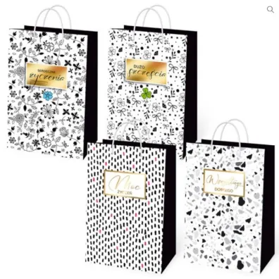 Torebka ozdobna serdeczne �yczenia (15,5x23x8cm) mix