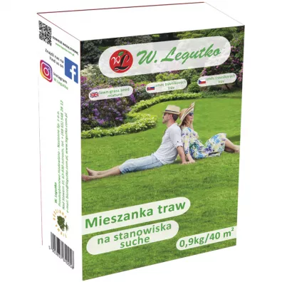 W. Legutko - nasiona Mieszanka traw na suche stanowiska nasiona traw gazonowych 900 g
