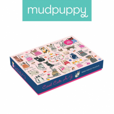 Puzzle rodzinne Koty 8+ Mudpuppy