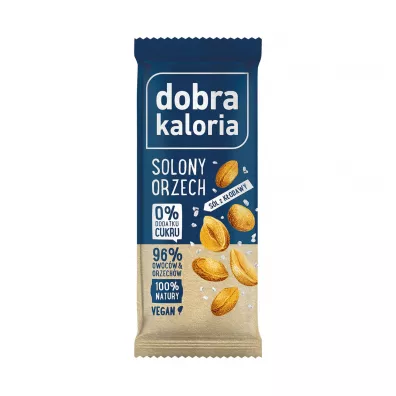 Dobra Kaloria Baton owocowy solony orzech 35 g