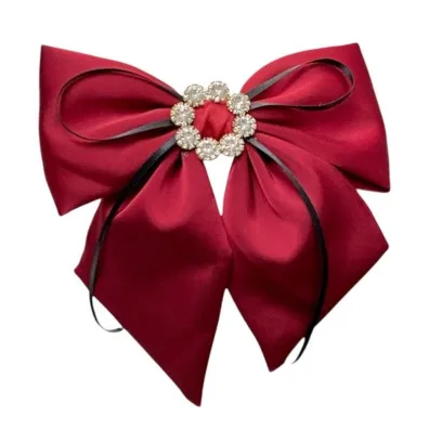Ecarla Spinka do w�os�w z diamencikami Bordowa XL SP441BOR