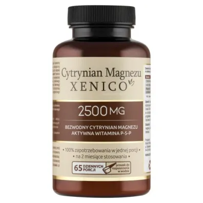 Xenico Pharma Cytrynian magnezu Suplement diety 165 g
