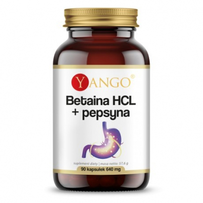 Yango Betaina HCL pepsyna Suplement diety 90 kaps.