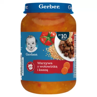Gerber Warzywa z woowink i kasz po 10 miesicu 190 g