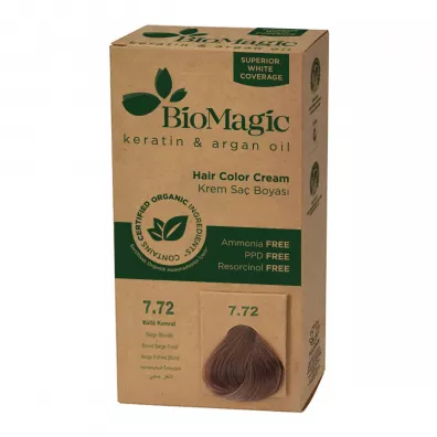 Biomagic Farba do wosw beowy blond 7.72 250 g