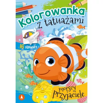 Morscy przyjaciele. Kolorowanka z tatua�ami