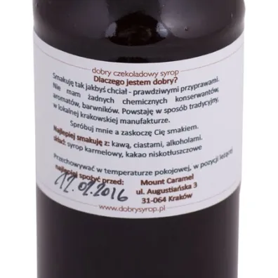 Mount Caramel Dobry Syrop Czekolada 200 ml