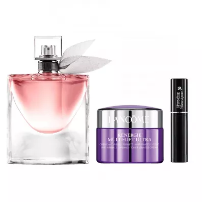 Lancome Zestaw dla kobiet Woda perfumowana La Vie Est Belle + Krem do twarzy Renergie Multi Lift Ultra + Tusz do rzs Hypnose Volume A Porter 50 ml + 15 ml + 2 ml