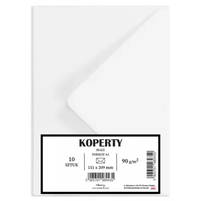 Henry Koperty A5 bia�e 10 szt.