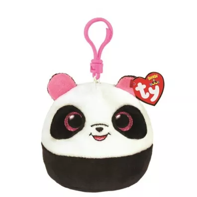 Brelok pluszowy Squishy Panda 8cm Bamboo METEOR TY39571