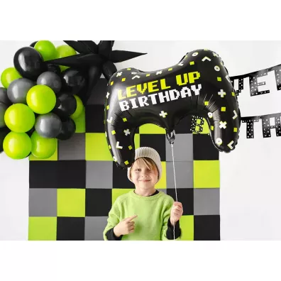 PartyDeco Balon foliowy Gamepad 72x52cm