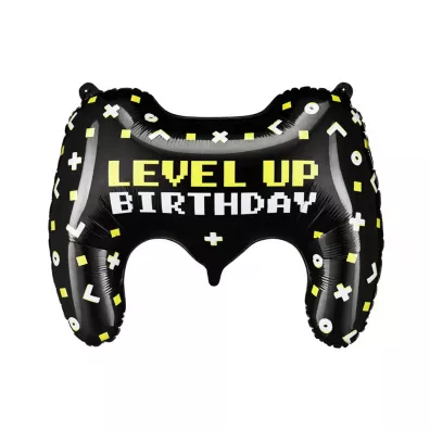 PartyDeco Balon foliowy Gamepad 72x52cm