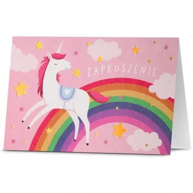 Pan Dragon Zaproszenie Uniwersalne 5 szt.