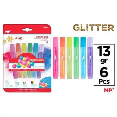 Mp Main Paper Klej brokatowy metaliczny 6x13g