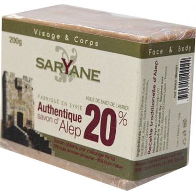 Saryane Mydo z Aleppo 20% oleju laurowego 200 g