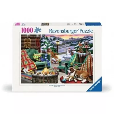 Puzzle 1000 Zimowy odpoczynek Ravensburger
