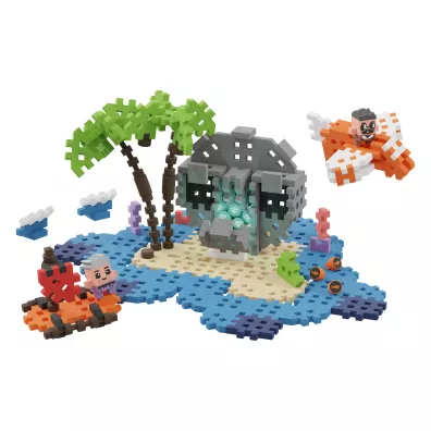 Mini Waffle City Klocki konstrukcyjne Mini Waffle 148 element�w Adventure Wyspa Skarb�w MARIOINEX 903148