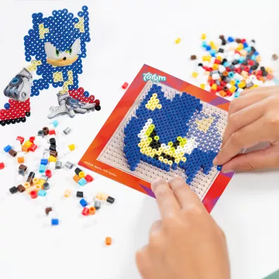 Zestaw kreatywny z koralikami do prasowania Sonic Totum