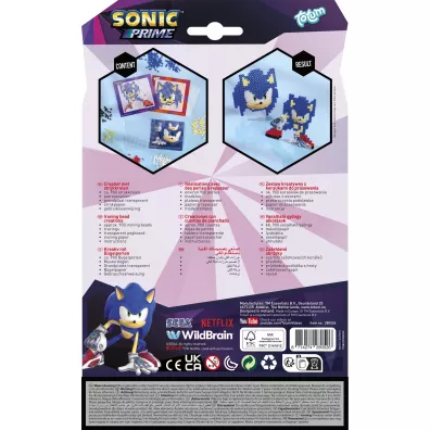 Zestaw kreatywny z koralikami do prasowania Sonic Totum