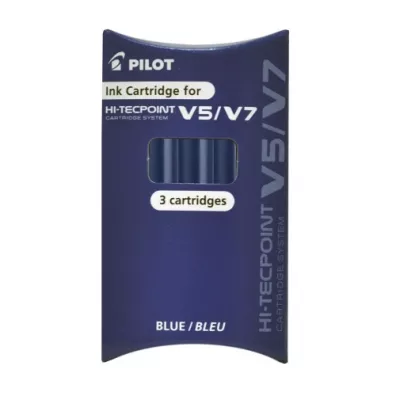 Pilot Naboje do V5/V7 niebieski 3 szt