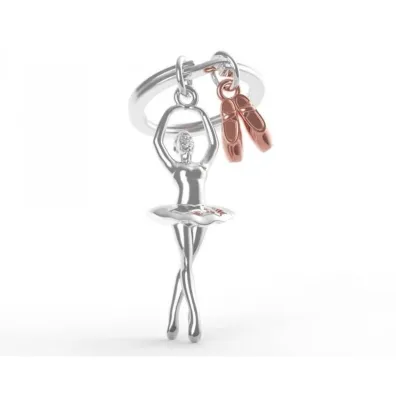 Metalmorphose Brelok do kluczy 3D baletnica