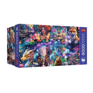 Puzzle 8000 Colorful World TREFL