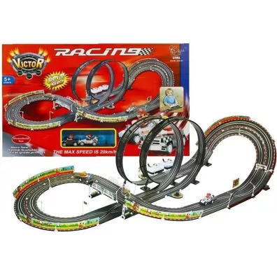 Tor Samochodowy Mario RC 2 auta LeanToys