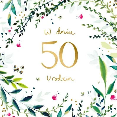 AbCard Kartka okoliczno�ciowa Urodziny 50