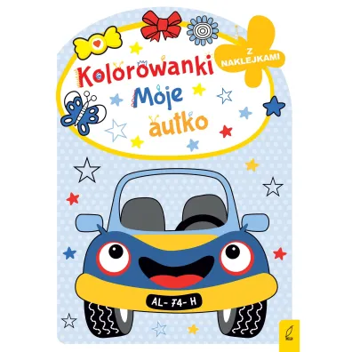 Moje autko. Kolorowanka z wykrojnikiem